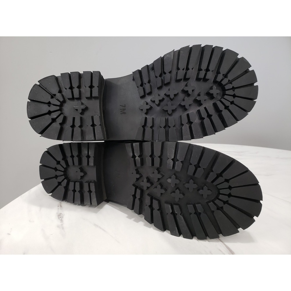 NEW SZ 7 Darker Wavs combat moto moto biker gothic boots punk OUTRO CADET BUCKLE - Picture 7 of 9